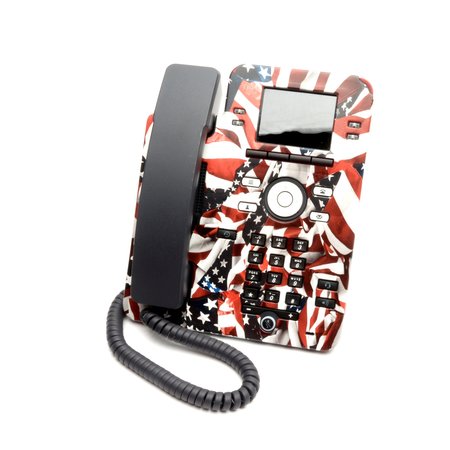 DESK PHONE DESIGNS Aj139 Cover-Patriot AJ139WHT36P797